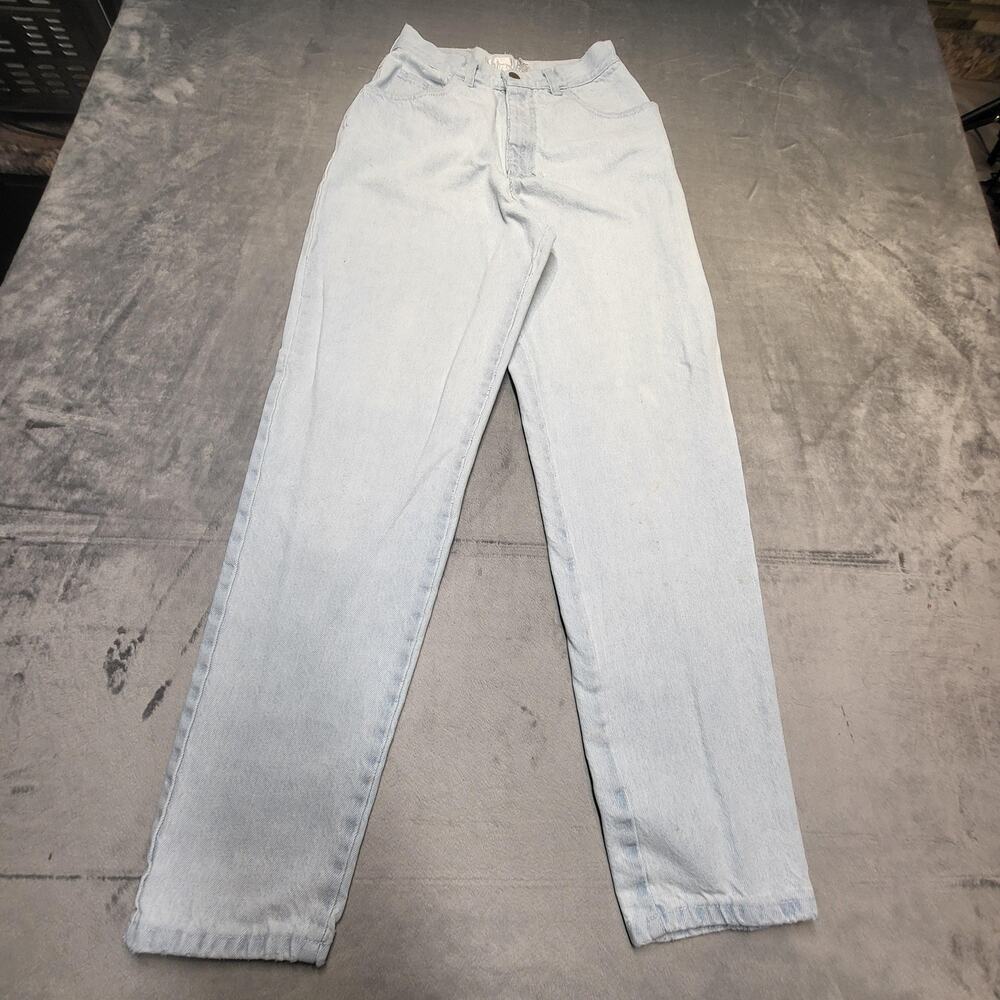 Vintage The London Jean Jeans Womens 8 Light Wash High Rise Tapered USA 90s